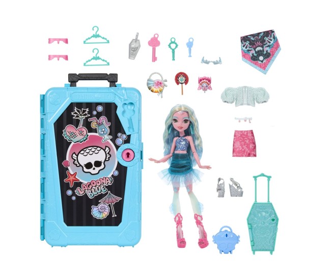 Monster high skulltimate secret papusa lagoona blue