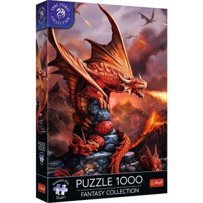 Puzzle trefl 1000 premium plus colectia fantasy dragon de foc Puzzle trefl 1000 premium plus colectia fantasy dragon de foc