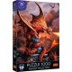 Puzzle trefl 1000 premium plus colectia fantasy dragon de foc Puzzle trefl 1000 premium plus colectia fantasy dragon de foc