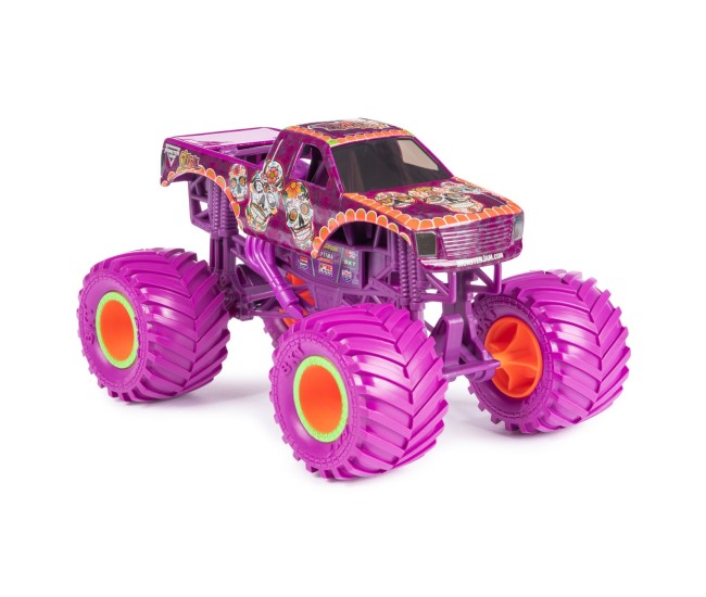 Monster jam masinuta metalica calavera scara 1:24 Monster jam masinuta metalica calavera scara 1:24