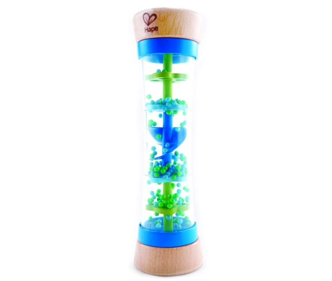 Hape instrument muzical picaturi de ploaie albastru Hape instrument muzical picaturi de ploaie albastru