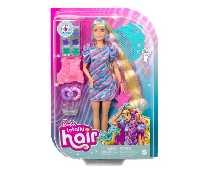 Barbie totally hair papusa barbie blonda