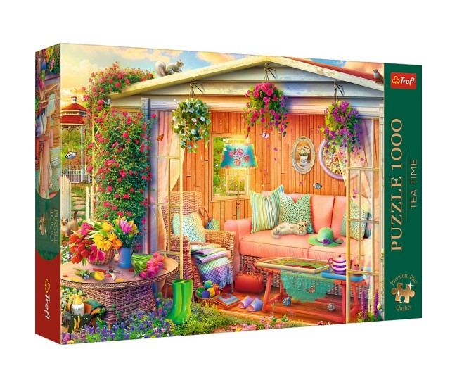Puzzle trefl 1000 premium plus tea time locul meu preferat Puzzle trefl 1000 premium plus tea time locul meu preferat