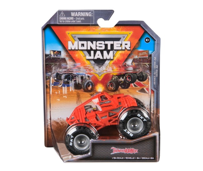Monster jam masinuta metalica thunder roarus scara 1 la 64 Monster jam masinuta metalica thunder roarus scara 1 la 64