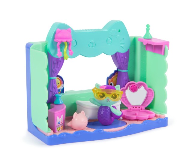 Gabbys dollhouse filmul camere pentru casa de papusi a lui gabby baie cu figurine si accesorii Gabbys dollhouse filmul camere pentru casa de papusi a lui gabby baie cu figurine si accesorii