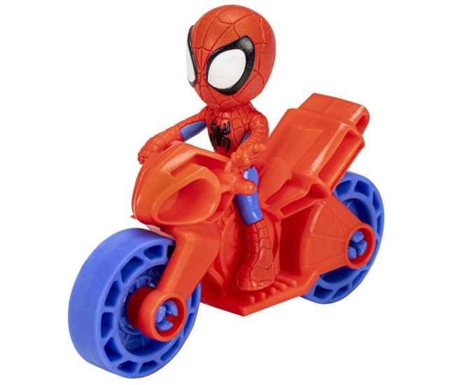 Spiderman set motocicleta si figurina spidey 6cm Spiderman set motocicleta si figurina spidey 6cm