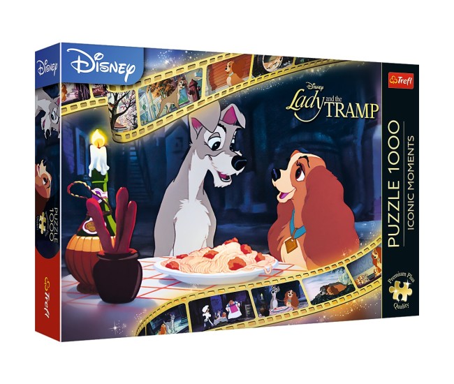 Puzzle trefl 1000 premium plus disney doamna si vagabondul Puzzle trefl 1000 premium plus disney doamna si vagabondul