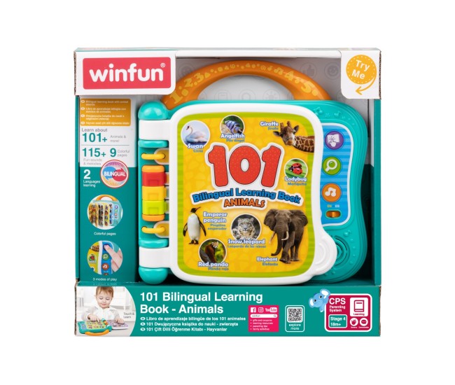 Winfun carticica bilingva pentru invatarea animalelor Winfun carticica bilingva pentru invatarea animalelor