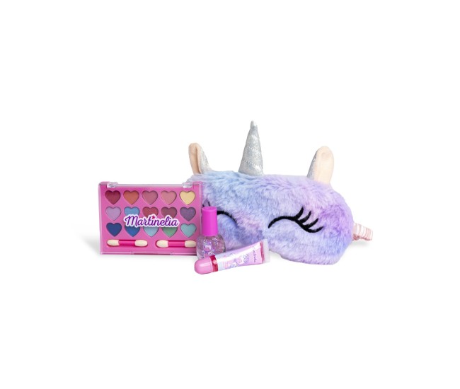 Martinelia little unicorn set infrumusetare cu masca de dormit Martinelia little unicorn set infrumusetare cu masca de dormit