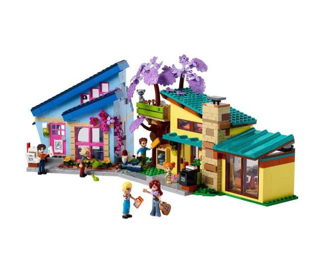 Lego friends casele familiale ale lui olly si paisley 42620 Lego friends casele familiale ale lui olly si paisley 42620