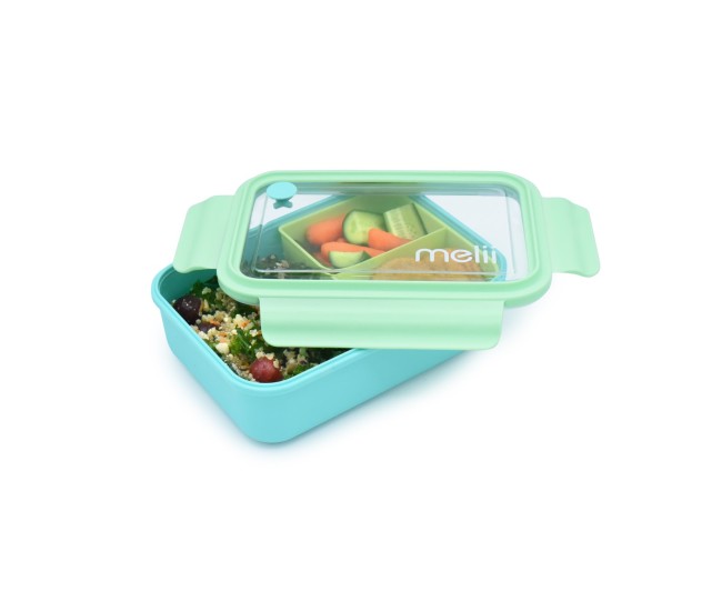 Cutie pranz bento 1250ml cutie detasabila melii blue mint lime Cutie pranz bento 1250ml cutie detasabila melii blue mint lime