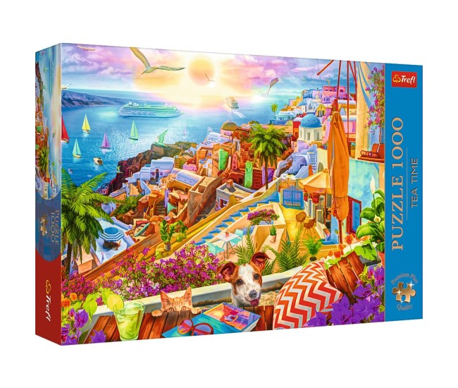 Puzzle 1000 premium plus tea time vizitand santorini Puzzle 1000 premium plus tea time vizitand santorini