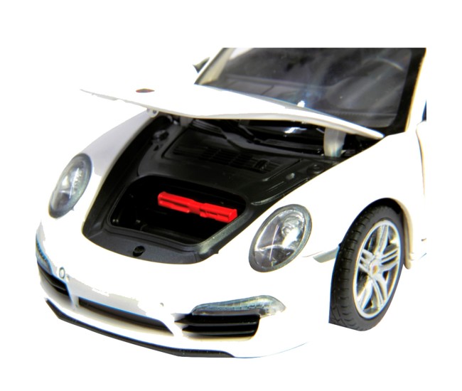 Masinuta metalica porsche 911 alb scara 1 la 24 Masinuta metalica porsche 911 alb scara 1 la 24