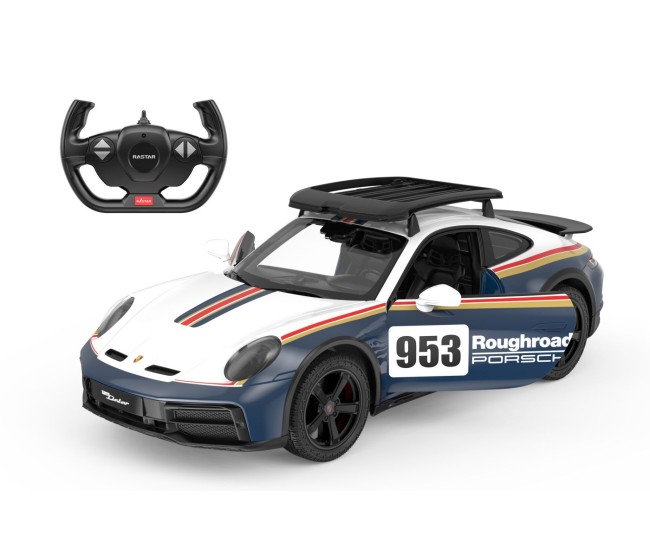 Masina cu telecomanda porsche 911 dakar scara 1 la 14 Masina cu telecomanda porsche 911 dakar scara 1 la 14