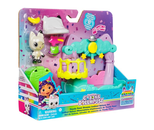 Gabbys dollhouse set balcon decorat a lui pandy paws Gabbys dollhouse set balcon decorat a lui pandy paws