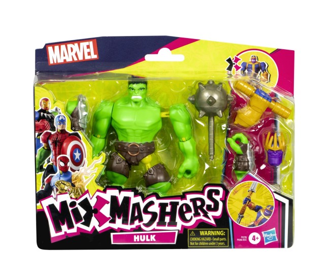 Marvel avengers mix mashers set figurina hulk 12cm si accesorii Marvel avengers mix mashers set figurina hulk 12cm si accesorii