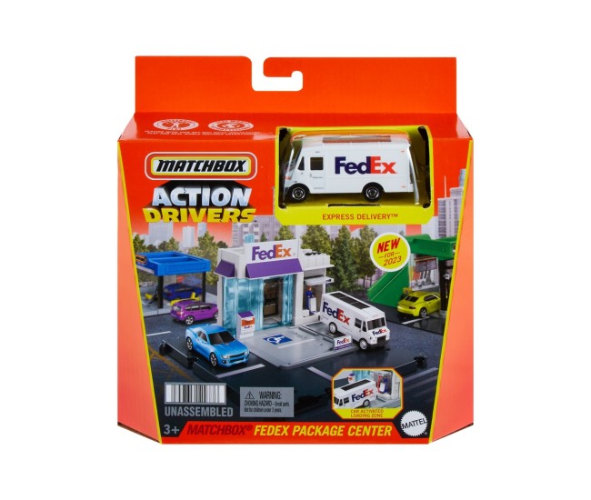 Matchbox set action drivers centrul de colete fedex Matchbox set action drivers centrul de colete fedex