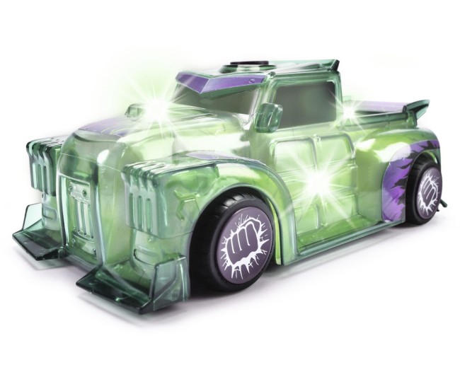 Jada marvel masinuta light hero hulk cu sunete si lumini scara 1:32 Jada marvel masinuta light hero hulk cu sunete si lumini scara 1:32