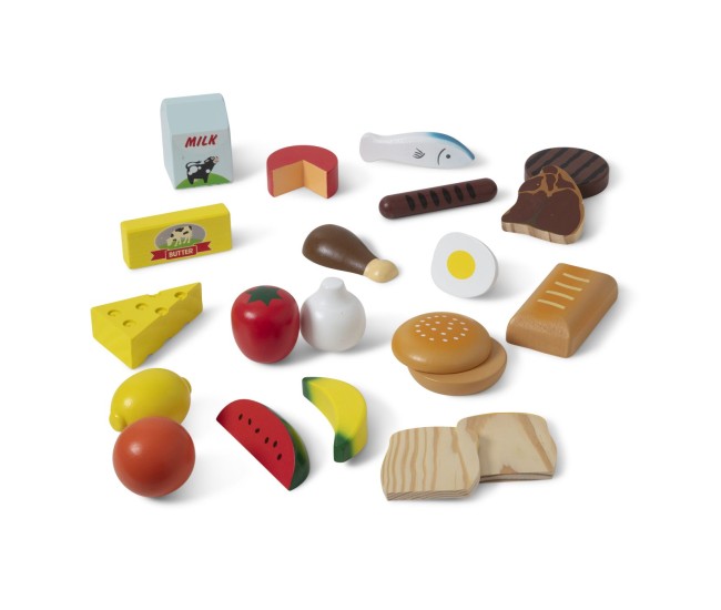 Melissa si doug set de joaca din lemn produse alimentare Melissa si doug set de joaca din lemn produse alimentare