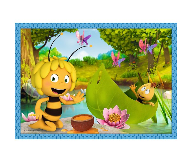 Puzzle trefl 4in1 aventurile albinutei maya Puzzle trefl 4in1 aventurile albinutei maya