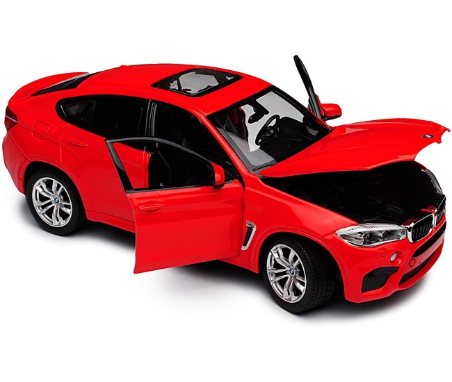 Masinuta metalica bmw x6m rosu scara 1 la 24 Masinuta metalica bmw x6m rosu scara 1 la 24
