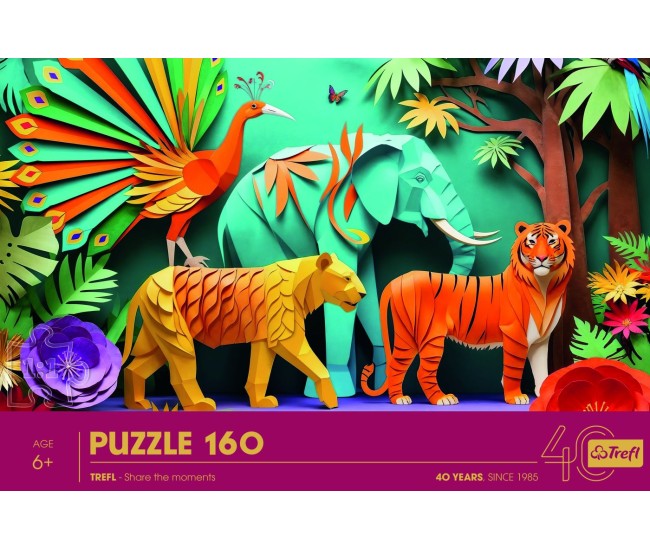 Puzzle trefl 160 jungla Puzzle trefl 160 jungla