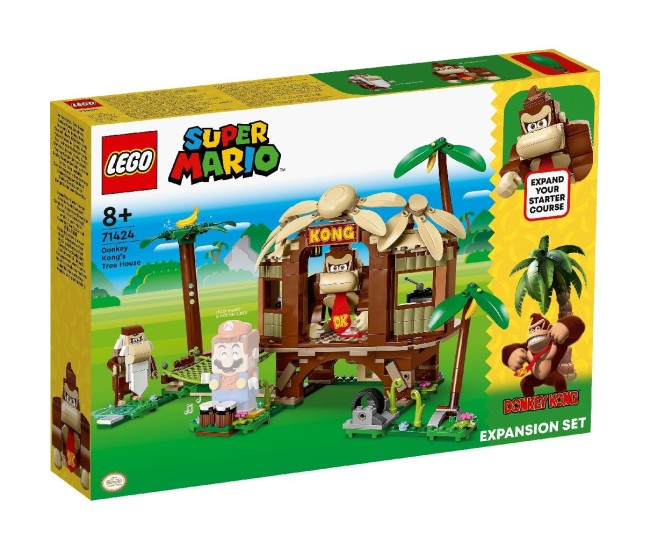 Lego super mario set de extindere casa din copac a lui donkey kong 71424 Lego super mario set de extindere casa din copac a lui donkey kong 71424