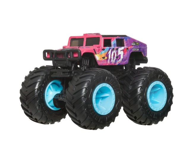 Hot wheels monster truck masinuta humvee 4-ct fastback scara 1:64 Hot wheels monster truck masinuta humvee 4-ct fastback scara 1:64