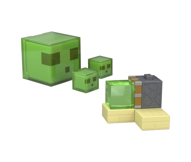 Minecraft redstone charged set capcana cu piston lipicios figurina cu accesorii