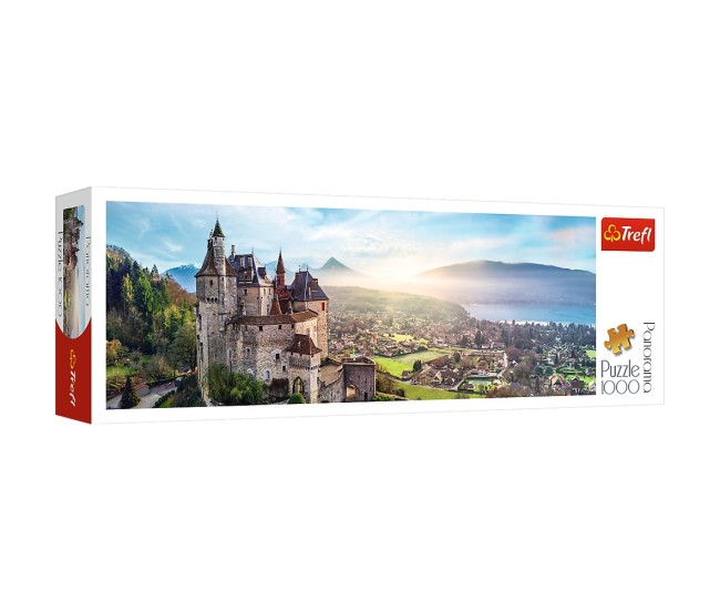 Puzzle trefl 1000 panorama castelul menthon Puzzle trefl 1000 panorama castelul menthon