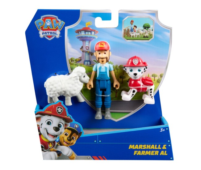 Patrula catelusilor set 3 figurine marshall si fermierul al Patrula catelusilor set 3 figurine marshall si fermierul al