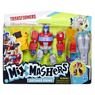 Transformers mix mashers set figurina optimus prime 12cm si accesorii