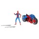 Spiderman set figurina si vehicul web blast cycle Spiderman set figurina si vehicul web blast cycle