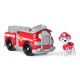 Patrula catelusilor set vehicul de baza masina de pompieri si figurina marshall Patrula catelusilor set vehicul de baza masina de pompieri si figurina marshall