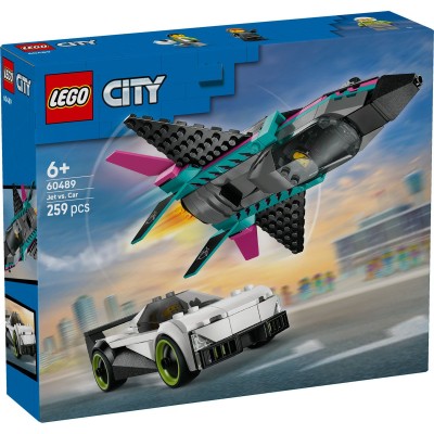 Lego city avion cu reactie vs masina 60489 Lego city avion cu reactie vs masina 60489
