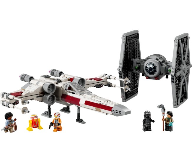 Lego star wars hibrid tie fighter si x-wing 75393