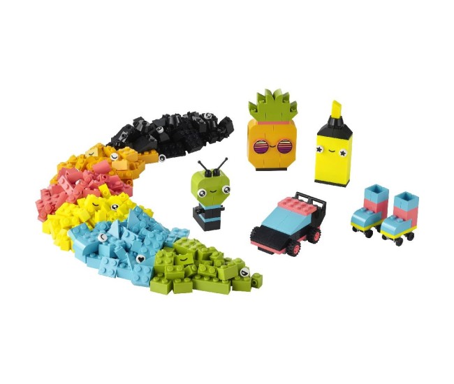 Lego classic distractie creativa cu neoane 11027 Lego classic distractie creativa cu neoane 11027