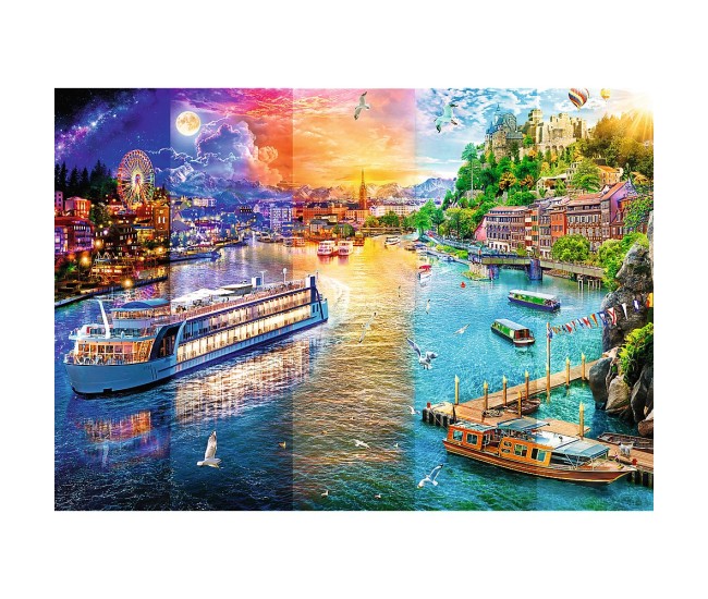 Puzzle trefl 1000 croaziera pe rau