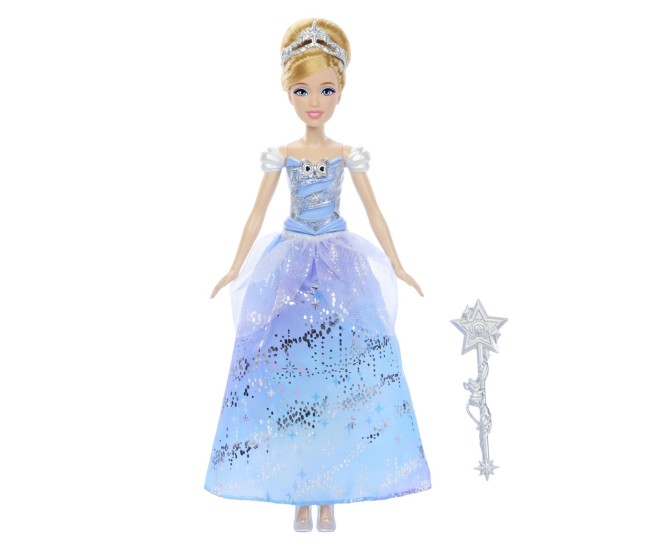 Disney princess papusa cenusareasa interactiva cu rochie luminoasa Disney princess papusa cenusareasa interactiva cu rochie luminoasa