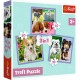 Puzzle trefl 3in1 catelusii adorabili Puzzle trefl 3in1 catelusii adorabili
