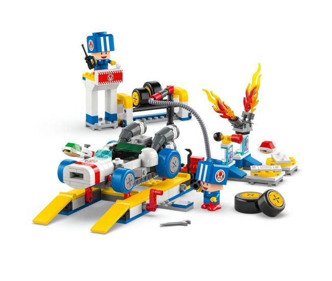 Lego super mario mario kart garajul lui toad 72035 Lego super mario mario kart garajul lui toad 72035