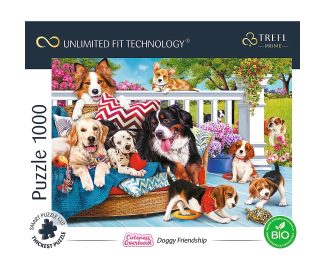 Puzzle trefl uft 1000 prietenia catelusilor Puzzle trefl uft 1000 prietenia catelusilor