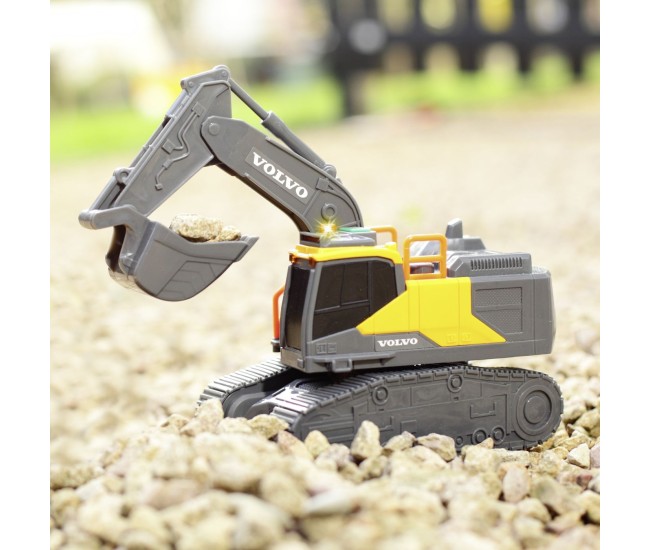 Dickie excavator volvo cu senile sunete si lumini Dickie excavator volvo cu senile sunete si lumini