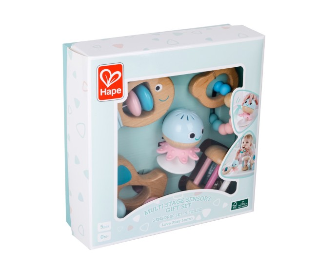 Hape set 5 jucarii zornaitoare Hape set 5 jucarii zornaitoare