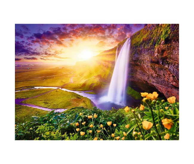 Puzzle trefl uft 1000 cascada seljalandsfoss islanda Puzzle trefl uft 1000 cascada seljalandsfoss islanda
