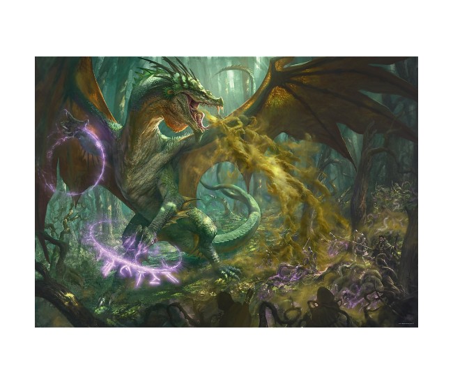 Puzzle trefl uft 1000 dungeons dragons dragonul verde Puzzle trefl uft 1000 dungeons dragons dragonul verde