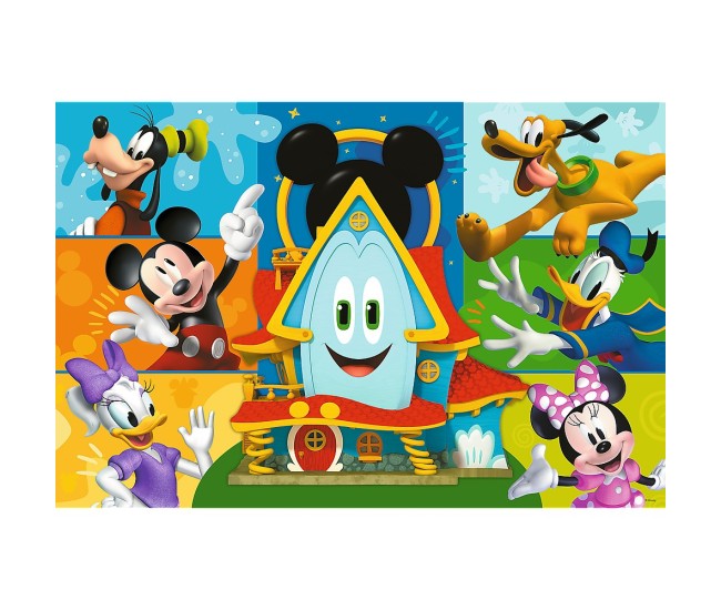 Puzzle trefl 24 maxi mickey mouse casa prietenilor amuzanti Puzzle trefl 24 maxi mickey mouse casa prietenilor amuzanti