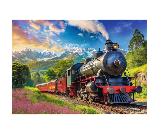 Puzzle trefl 1000 calatorie cu trenul Puzzle trefl 1000 calatorie cu trenul