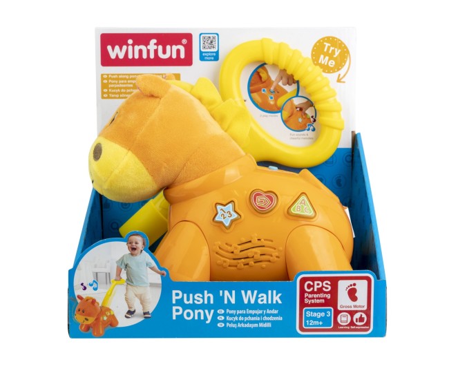 Winfun jucarie de impins ponei Winfun jucarie de impins ponei