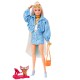 Barbie papusa barbie extra barbie cu bandana Barbie papusa barbie extra barbie cu bandana